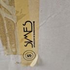 Vintage Simes Buitenlamp Wandlamp Metaal Glas ’80 Italy Nos thumbnail 14