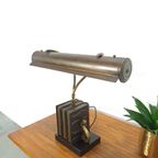 Bronzen Bureau Bankierslamp Bureaulamp thumbnail 9