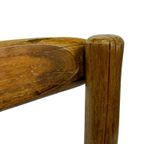 Vintage Brutalist Stoelen Hout Natuurlijk Japandi Set Van 6 thumbnail 17