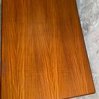 Mid Century Deense Teak Eettafel , Uitschuifbaar thumbnail 5