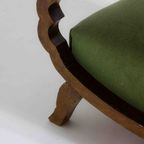 Art Deco Lounge Fauteuils Met Prachtig Gebogen Armleuningen En Voetbankjes, 1930S thumbnail 12