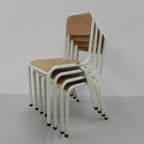 4 Schoolstoelen Zithoogte 43 Cm thumbnail 11