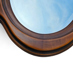Oval Mirror 1960s / Facet Cut thumbnail 5
