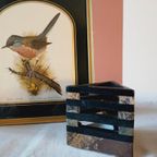 Art Deco Speksteen Kaarsenhouder Driehoek thumbnail 5