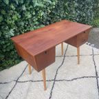 Vintage Retro Teak Bureau Jaren 60 thumbnail 12