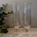 Hoge Kristallen Vintage Champagne Glazen thumbnail 6