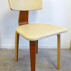 Set Van 6 Brutalist Stoelen En Uitschuifbare Eettafel thumbnail 17