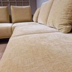 30% Korting- Nieuw - Prominent Trevi Hoekbank - Stof - Geel thumbnail 8