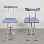 Set Of 2 Toshiyuki Kita Rondine Klapstoelen Magis Italië ‘90 thumbnail 8