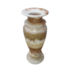 Vintage Grote Onyx Marmeren Vaas thumbnail 2