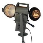 A.E. Cremer - 1950’S - Studio Lamp / Spotlight - Green - On Original Metal Tripod - Fully Origina thumbnail 5