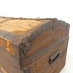 Vintage Kist Koffer Dekenkist Scheepskist Antiek Mid Century thumbnail 8