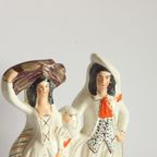 Staffordshire Figurine Of A Scottish Couple 19Th Century thumbnail 17