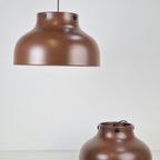 Set 2 Vintage Super Jumbo Hanglamp Denmark Nordisk Solar '60 thumbnail 5