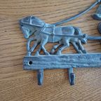 Wandhaakjes Paard Met Koets thumbnail 3