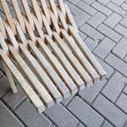 Set 2 Lounge Fauteuils Lattenbank Ligstoelen Tuinstoelen thumbnail 5