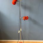 Rode Mid Century Space Age Vloerlamp thumbnail 6