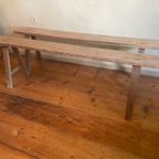 Lange Ranke Bank Kerkbank Eiken 153 Cm. Frans thumbnail 12