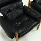 Pair Of Scandinavian Lounge Chairs By Eric Merthen For Ire Möbler 1960s thumbnail 13