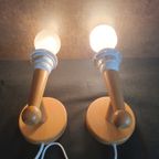 Wandlamp - Bedlamp - Muurlamp - Vandeheg - Hout - 2 Stuks thumbnail 7