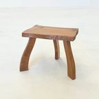 Vintage Brutalist Mini Boomstam Bijzettafel thumbnail 6