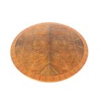 Ronde Vintage Biedermeier Salontafel Van Gevlamd Berkenhout thumbnail 5