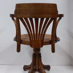 Thonet Stijl Webbing Bureaustoel (kapiteinsstoel, In Hoogte Verstelbaar)) thumbnail 3