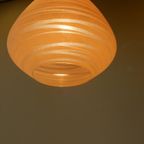 Vintage Lamp Hanglamp Jaren 50 / 60 Melkglas Teakhoud thumbnail 8