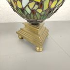 Duo Tiffany Lampen Op Bronzen Voeten thumbnail 10