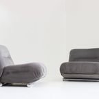 Giuseppe Munari Lounge Lounge Fauteuils Jaren 70, Italië Set Van 2 thumbnail 14