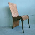 Rattan Vintage Eetkamerstoelen Unieke Set Van 6 thumbnail 3