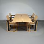 Extremely Rare Finnish Dining Set By Simo Heikkilä / Pentik. 1980S thumbnail 4