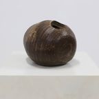 Large Studio Ceramic Free Form Pebble Stone Vase By Jaan Mobach 1967 thumbnail 6