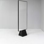 Vintage Italian Standing Mirror With Black Marble Base, 1970S thumbnail 4