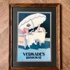 Verkade Biskwie Reclame Poster, In Vintage Wissel Lijst thumbnail 6