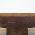 Brutalist Wooden Trunk Coffee Table thumbnail 4