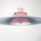 Geweldige Roze En Lichtblauwe Deense Plafondlamp *** Deens Design *** Design Light A/S *** Model thumbnail 4