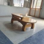 Vintage Brutalistische Salontafel - 70s thumbnail 5