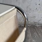 Jaren 80 Bijzet Tafel Met Magazine Houder. thumbnail 5