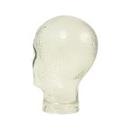 Vintage Glazen Hoofd Etalage Mannequin Koptelefoon Display 26cm thumbnail 9