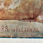 Vintage Religieuze Print Op Karton: “ The Wonderful Healer “ thumbnail 5