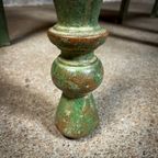 Set Antieke Stoelen – Koloniale Periode India – 2 Stuks thumbnail 9