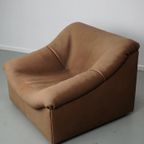 De Sede Ds46 Lounge Fauteuil In Tan/beige Buffelleer, Zwitserland thumbnail 3
