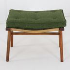 Voetenbank Voetenbankje 'Driebergen' Vintage Reupholstered thumbnail 4