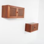 Danish Modern Wall Cabinets By Johannes Andersen 1960’s thumbnail 10