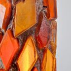Vintage Chunky Glas Acrylic Swag Hanglamp Handmade '60 Rare thumbnail 12