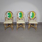 3 X Gasparucci Italo Ecc Antwerpen Tennis Chairs 1980s thumbnail 13