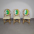 3 X Gasparucci Italo Ecc Antwerpen Tennis Chairs 1980S thumbnail 13