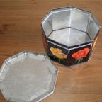 3 X Mooie Vintage Blikken Rond Bloemen Design thumbnail 2