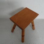 Vintage Set Van 2 Tafeltjes/krukjes thumbnail 6
